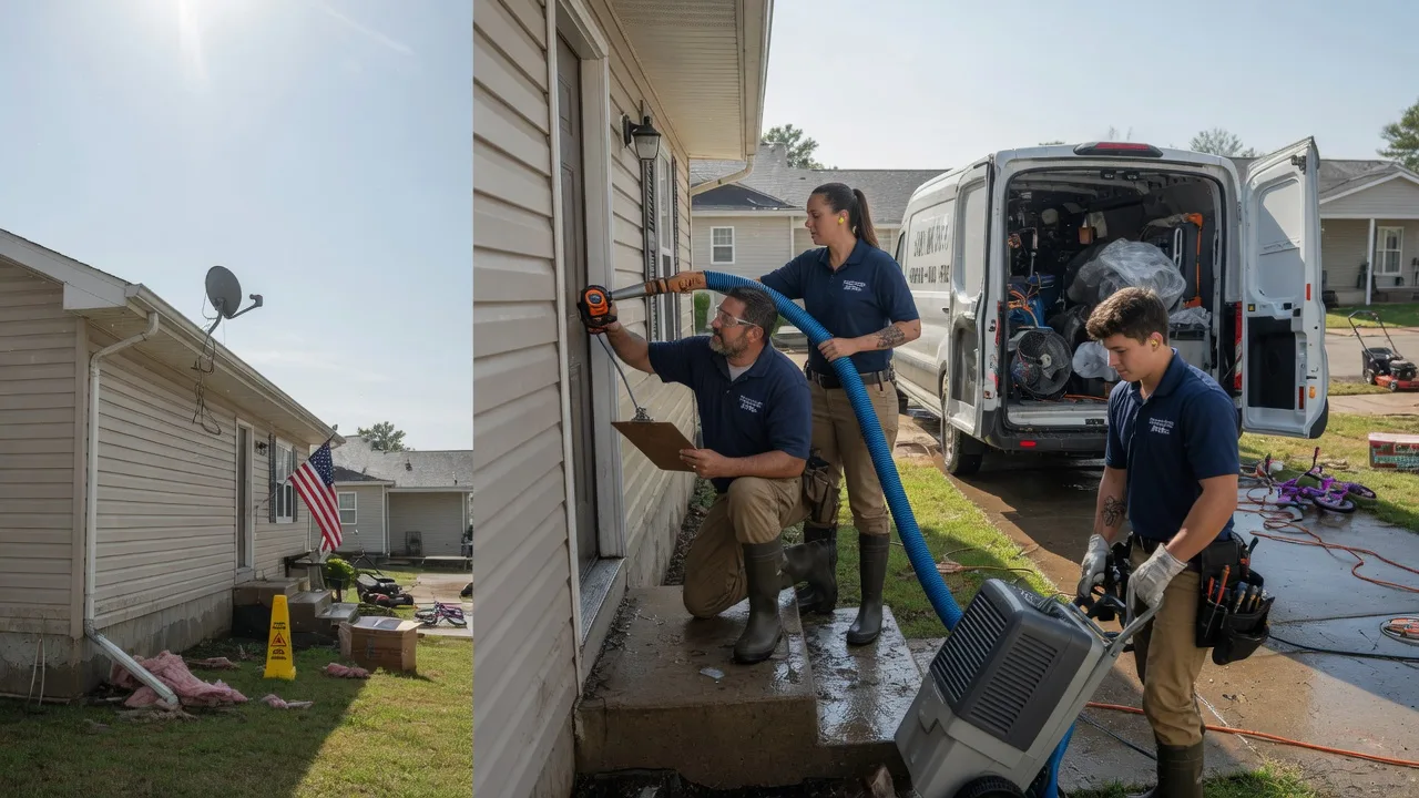 Ceiling Water Damage Restoration in The Colony, TX near me